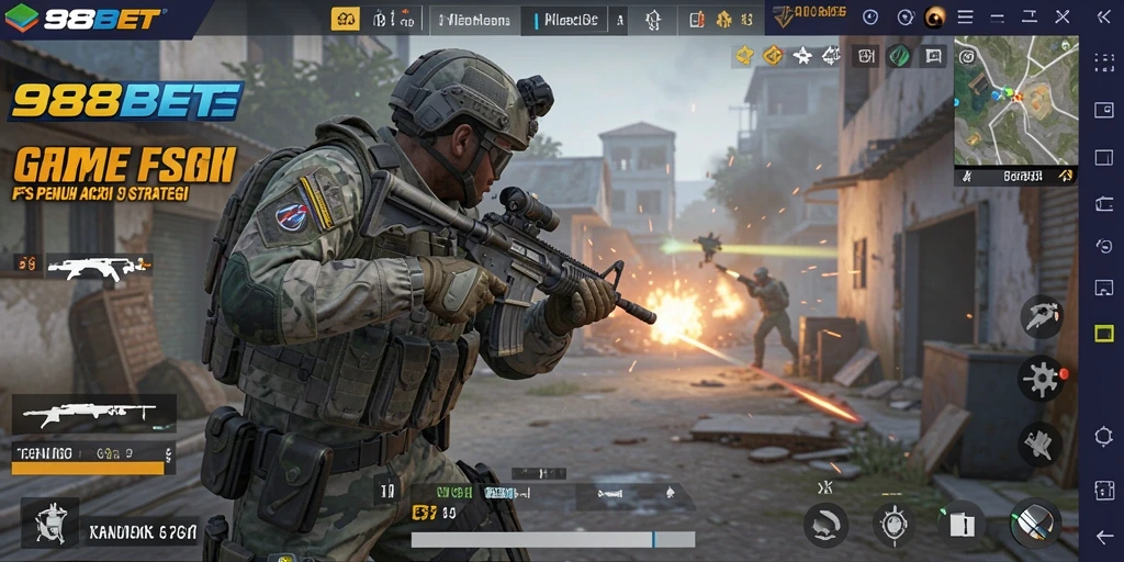 Gameplay mendebarkan di 988BET dengan pertempuran yang intens.