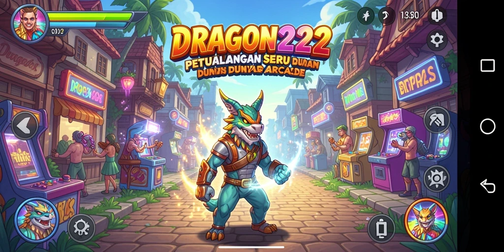 Tangkapan layar menarik dari gameplay seru DRAGON222 di dunia Arcade.