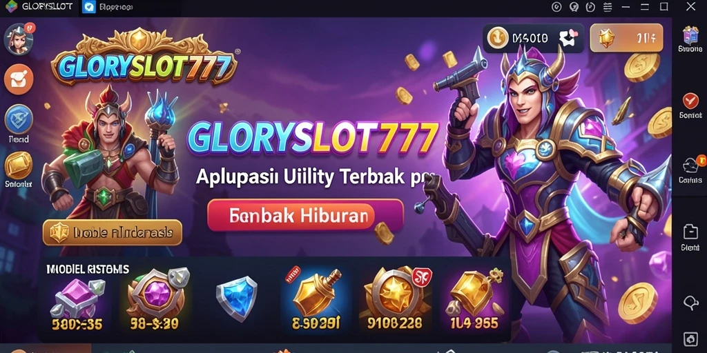 Tampilan menarik dari gameplay GLORYSLOT777 yang mendebarkan.
