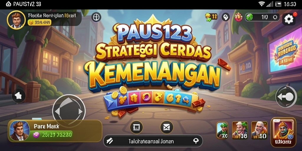 Tampilan menarik dari gameplay PAUS123 yang menantang.
