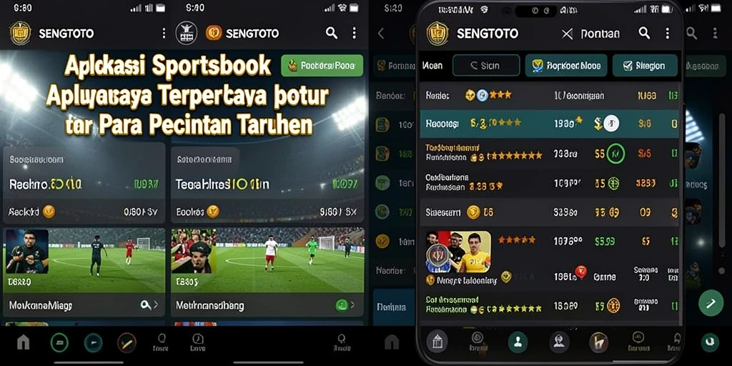 Tampilan antarmuka SENGTOTO yang menarik dan mudah digunakan.